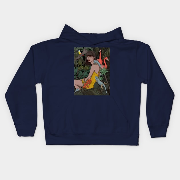 Nature Kids Hoodie by NelidaZubia